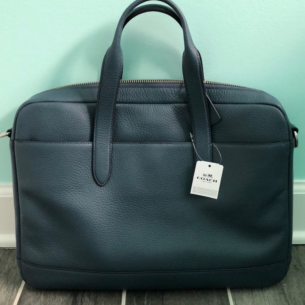 NWT Coach Pebble Leather Hamilton Bag